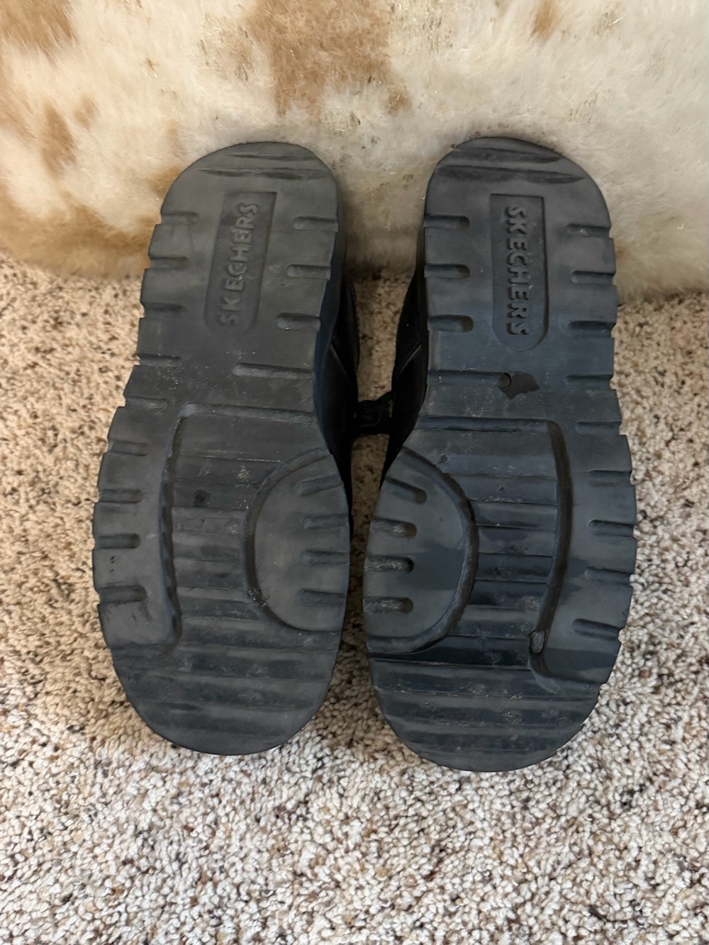 Vintage Black Leather Sketchers Tredd Jammers - Picture 7 of 11